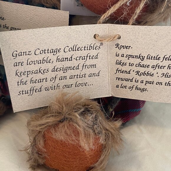 Ganz Cottage Collectibles Mohair Bear Robbie with Rover 1996 Artist MARY HOLSTAD - Picture 4 of 10